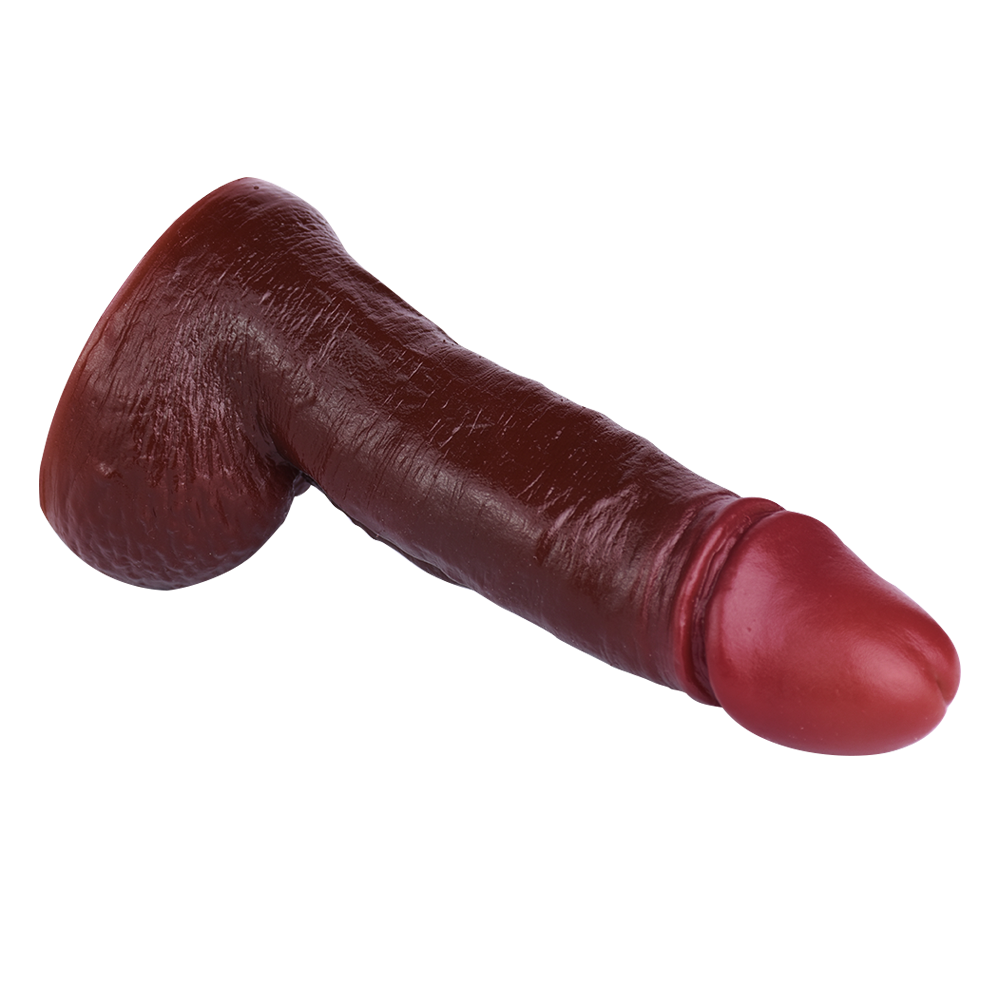 Realistic Textured Dildo – 7.2 Inch Silicone Penis Toy