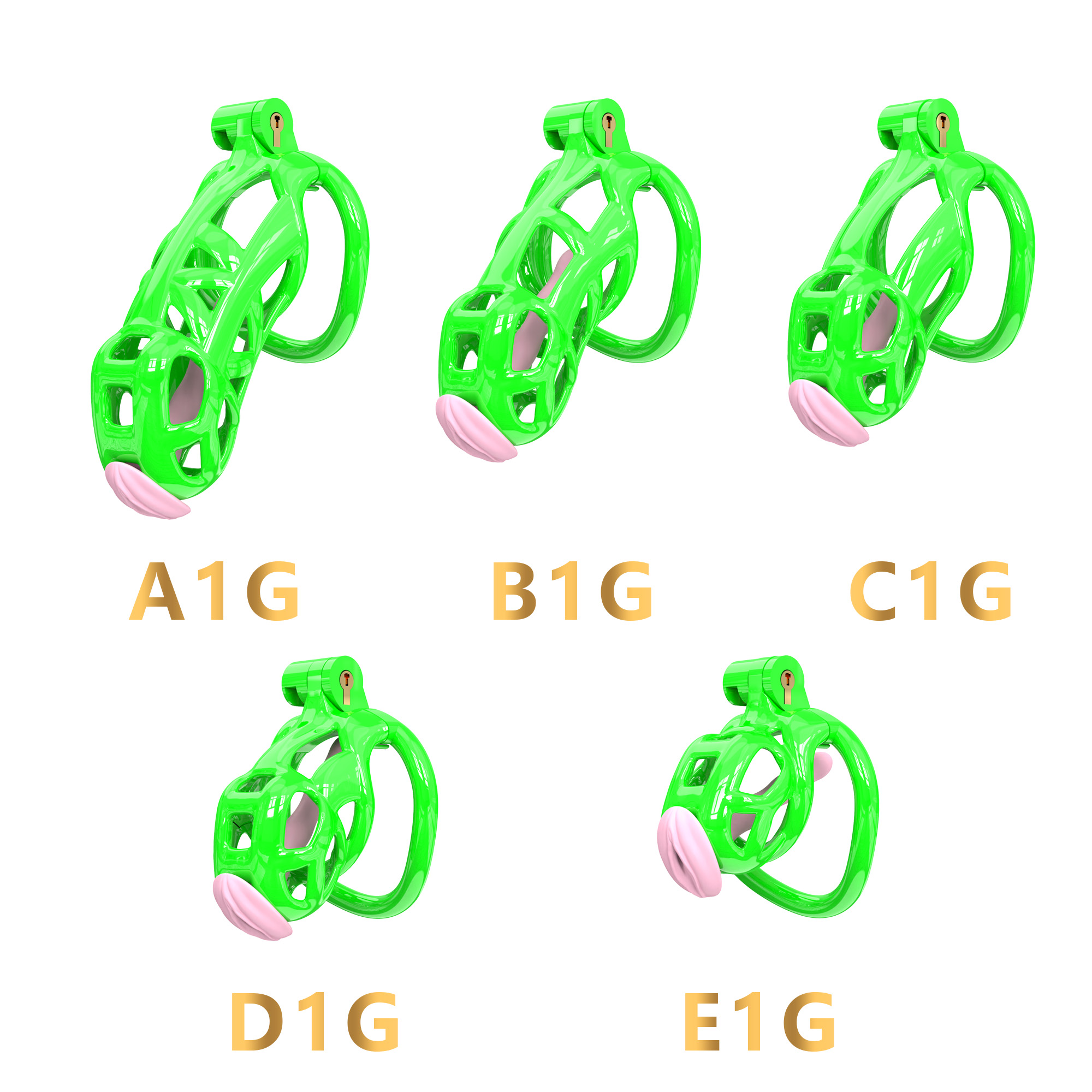 ABS Cobra Chastity Cage (5 Sizes)