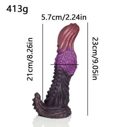 Fantasy Alien Dragon Silicone Dildo 