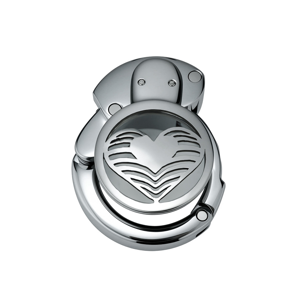 Men's Stainless Steel Heart-Shaped Chastity Cage | Includes 6 Adjustable Rings (32–50 mm)
