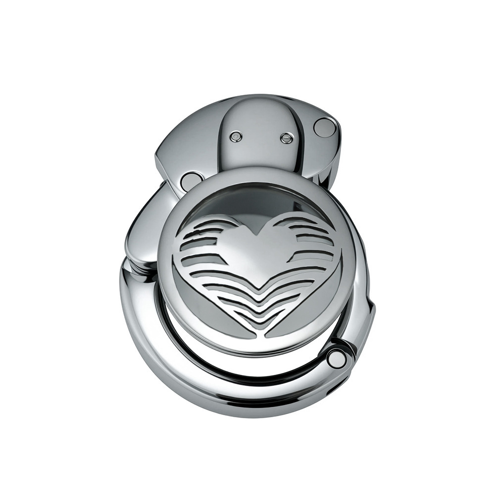 Men's Stainless Steel Heart-Shaped Chastity Cage | Includes 6 Adjustable Rings (32–50 mm)