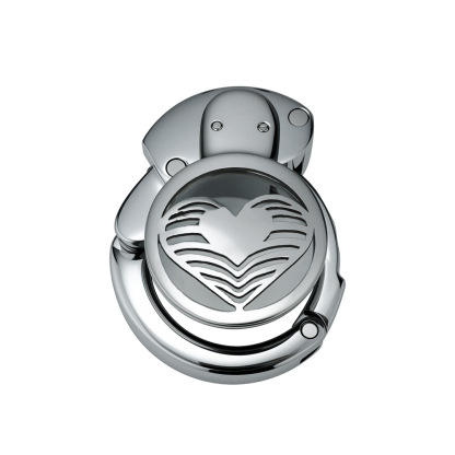 Men's Stainless Steel Heart-Shaped Chastity Cage | Includes 6 Adjustable Rings (32–50 mm)