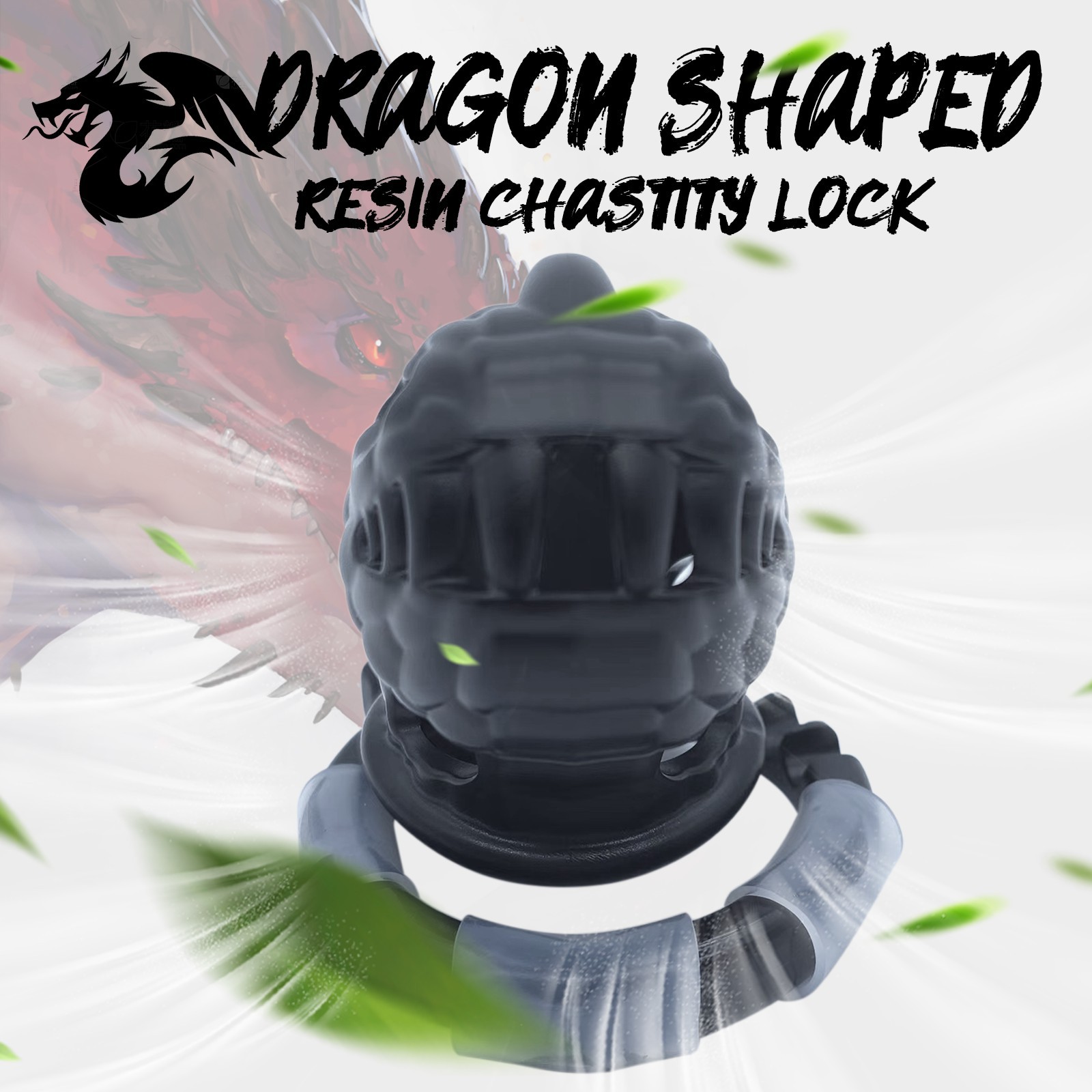 Dragon Head Self-Adjusting Chastity Cage
