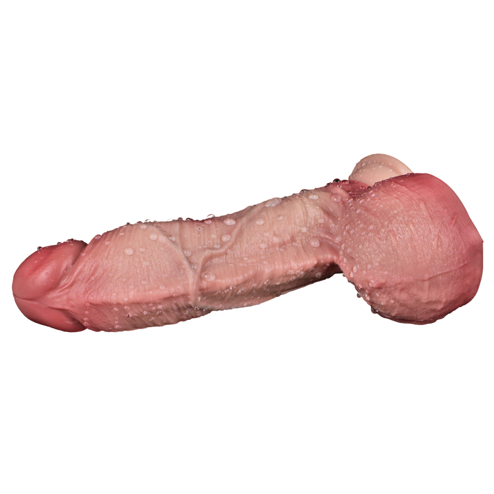 OS-ADL5014-Realistic Dual-Layer Firmness Skin-Tone Dildo
