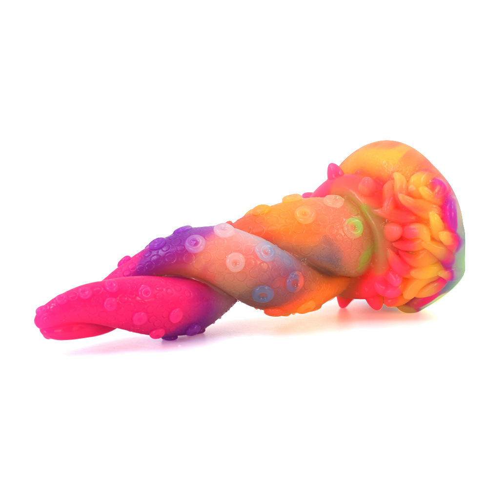 Glow-in-the-Dark Spiral Tentacle Dildo 