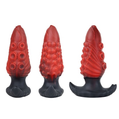Anchor-Style Wearable Silicone Plug — Fantasy Textured Design
