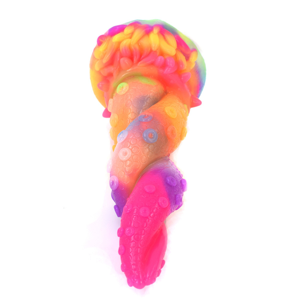 Glow-in-the-Dark Spiral Tentacle Dildo 