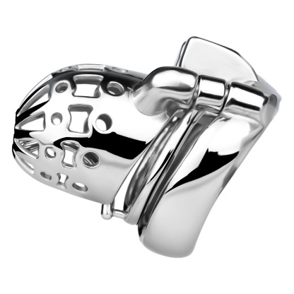 Stainless Steel Male Chastity Cage – Ventilated Secure Chastity Device