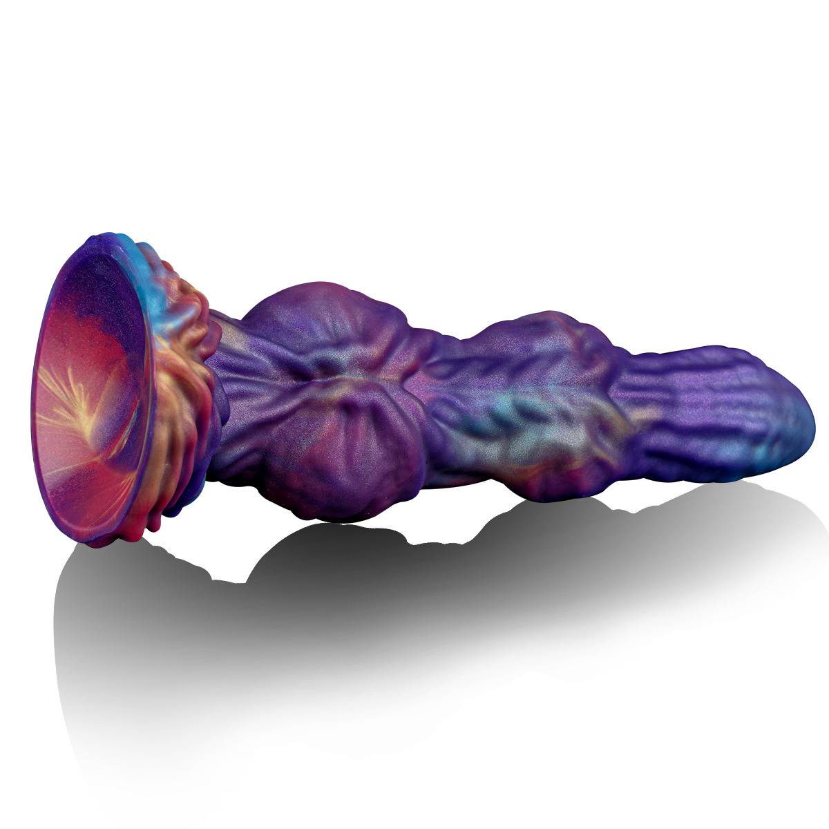 Cosmic Obsidian Fantasy Dildo – Premium Silicone Textured Pleasure Sculpture