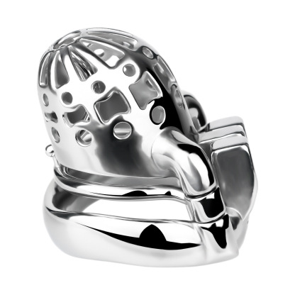 Stainless Steel Male Chastity Cage – Ventilated Secure Chastity Device