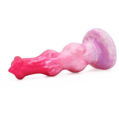 Knot-Inspired Fantasy Silicone Dildo with Textured Design & Suction Base
