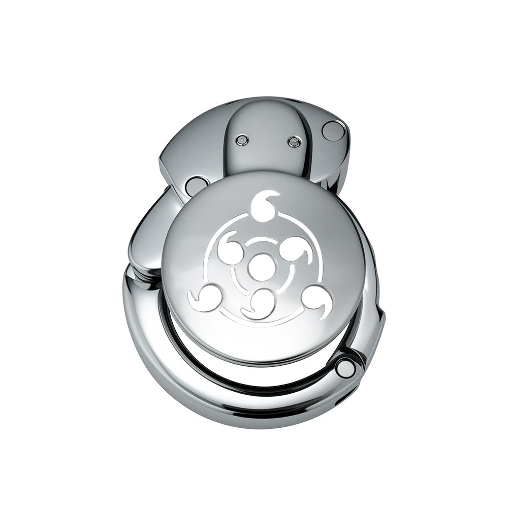 Stainless Steel Male Chastity Cage | Six-Size Adjustable Penis Cage (32–50mm) | Adult BDSM Chastity Restraint Toy-ToyAura