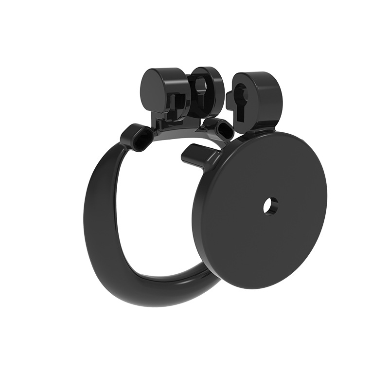 Ace Pattern Flat Chastity Lock – Black Metal Security Lock with 4 Designs