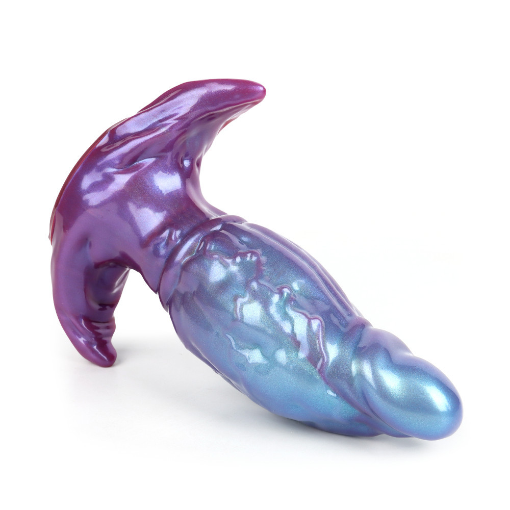 Aurora Pearl Anal Plug｜Iridescent Finish · Platinum Silicone · Comfort & Safety Design
