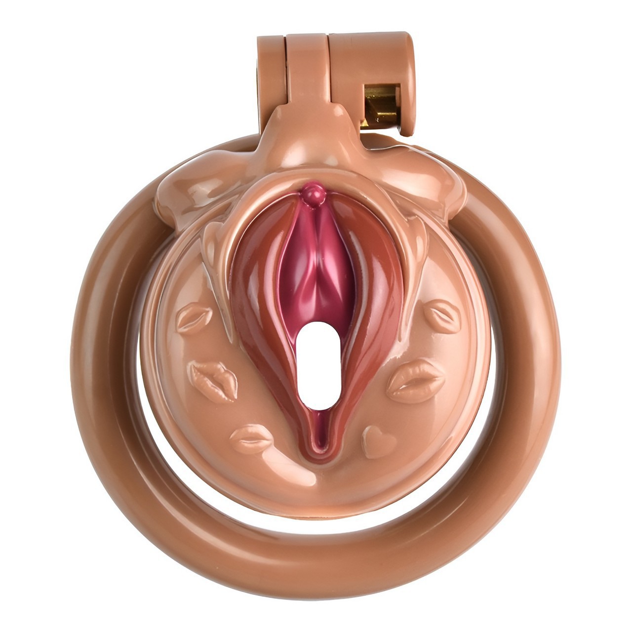 Resin Chastity Cage with Adjustable Strap
