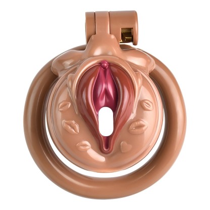 Resin Chastity Cage with Adjustable Strap
