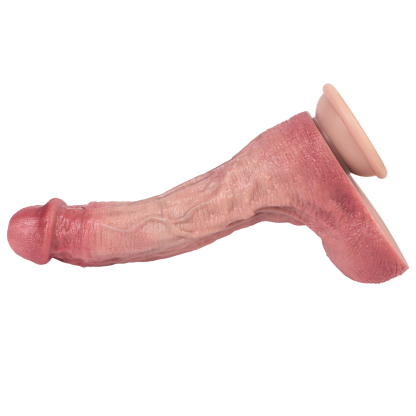 OS-ADL5064-Realistic Dual-Layer Firmness Skin-Tone Dildo