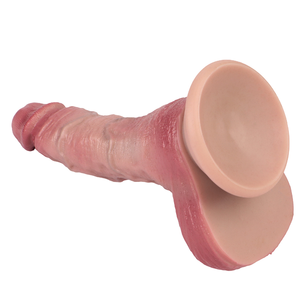 OS-ADL5066-Realistic Dual-Layer Firmness Skin-Tone Dildo