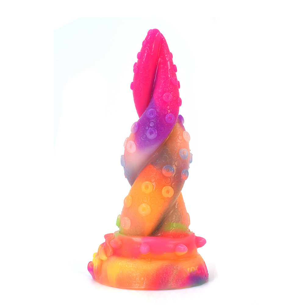 Glow-in-the-Dark Spiral Tentacle Dildo 