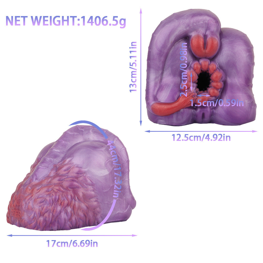 FEldritch Core Silicone Masturbator – Fantasy Creature Design with Gripping Tunnel