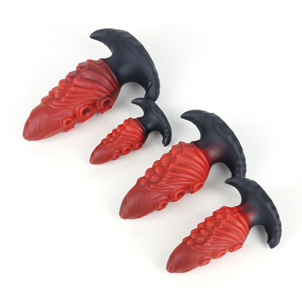 Anchor-Style Wearable Silicone Plug — Fantasy Textured Design