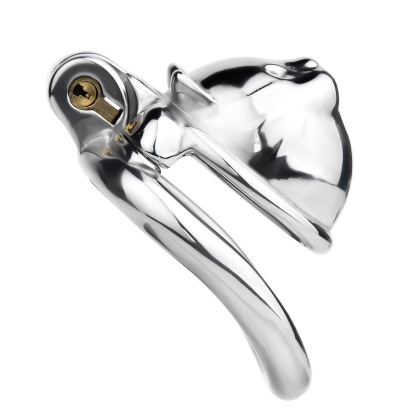 Stainless Steel Cat-Shaped Male Chastity Cage