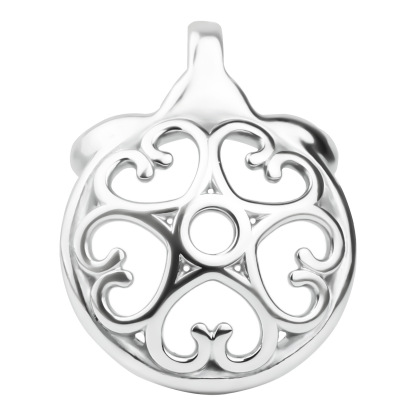 Stainless Steel Male Chastity Device – Ornate Metal Chastity Cage with Secure Lock