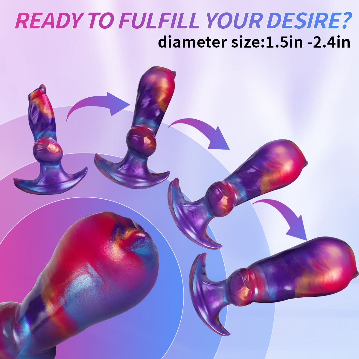 Magnetic Inflatable Anal Plug – Adjustable Butt Plug
