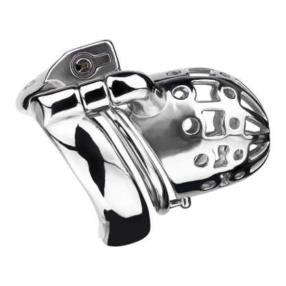 Stainless Steel Male Chastity Cage – Ventilated Secure Chastity Device