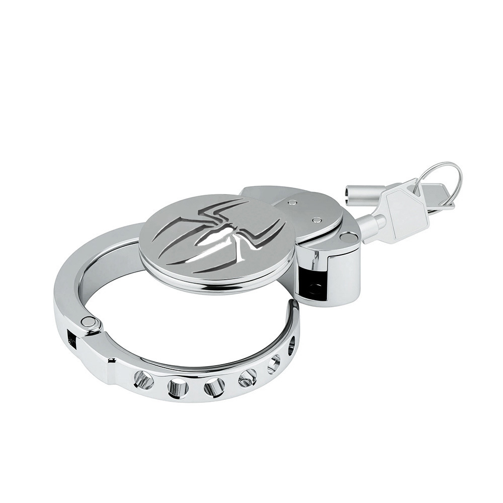 Spider Chest Motif Adjustable Metal Lock – Spiderman-Inspired, Low-Profile & Stylish