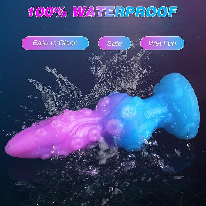 Spiral Node Fantasy Dildo with Suction Base