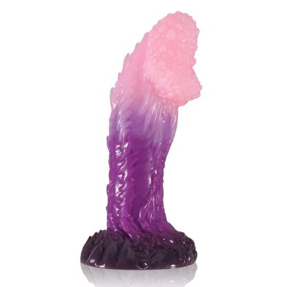Spinewave Gradient Silicone Dildo with Textured Crown