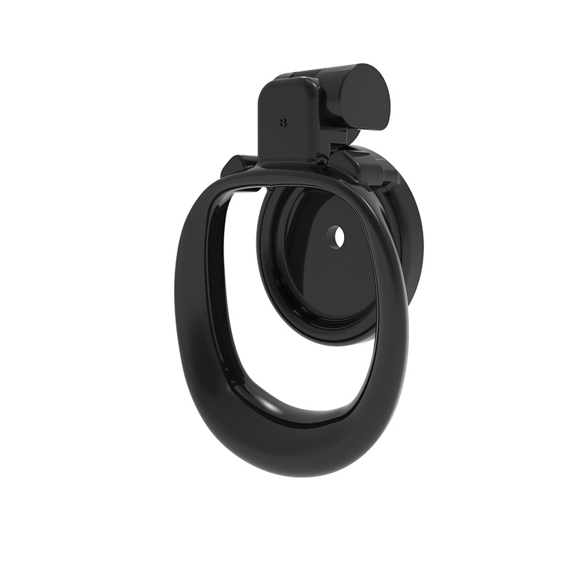 Ace Pattern Flat Chastity Lock – Black Metal Security Lock with 4 Designs