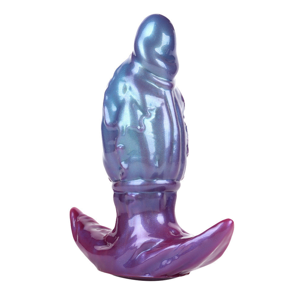 Aurora Pearl Anal Plug｜Iridescent Finish · Platinum Silicone · Comfort & Safety Design