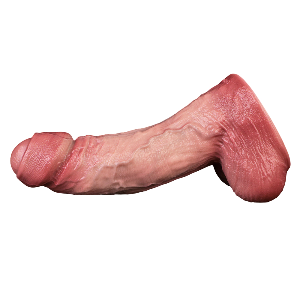 OS-ADL5061-Realistic Dual-Layer Firmness Skin-Tone Dildo