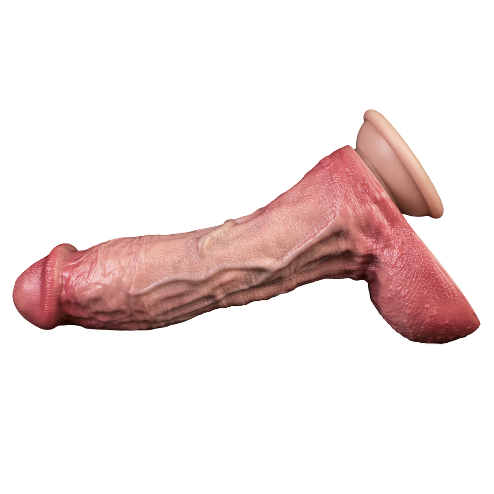 OS-ADL5063-Realistic Dual-Layer Firmness Skin-Tone Dildo