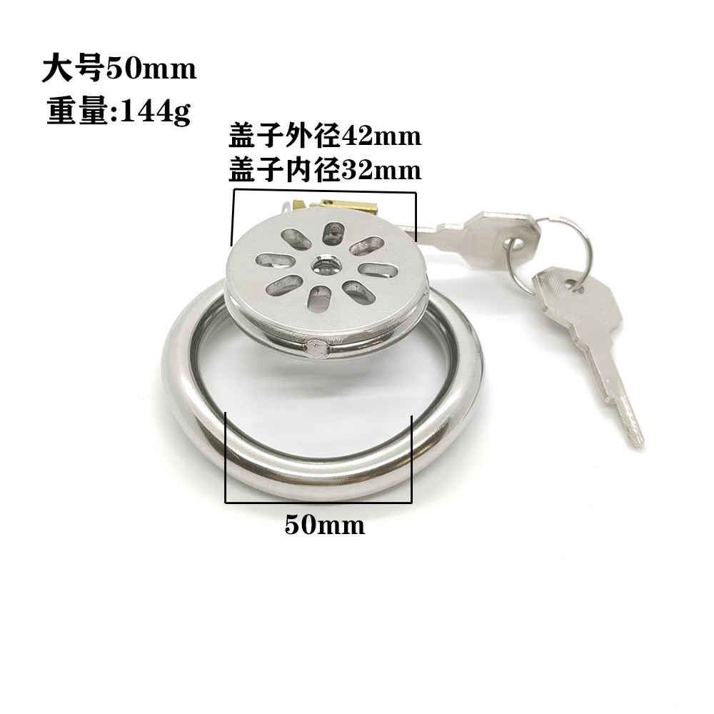 Stainless Steel Chastity Lock with Secure Key System