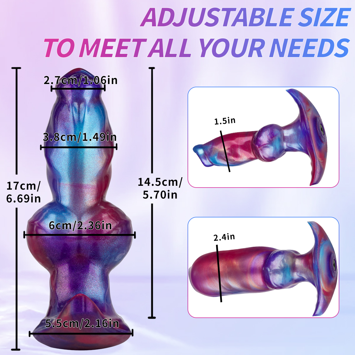 Magnetic Inflatable Anal Plug – Adjustable Butt Plug