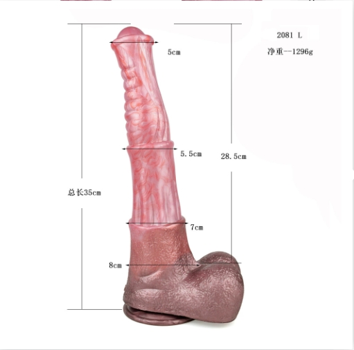 Horse Fantasy Silicone Dildo – M / L Size with Suction Base