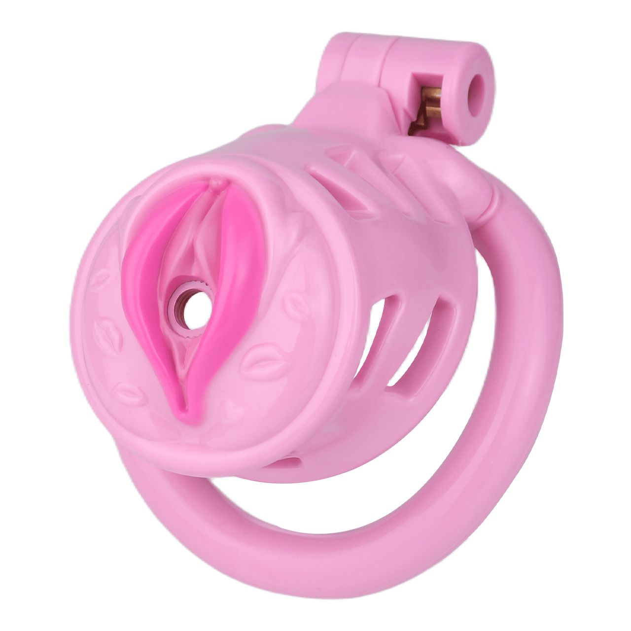 Belted Chastity Lock with Drain Tube – Adjustable Strap System, Secure & Extended Wear Design