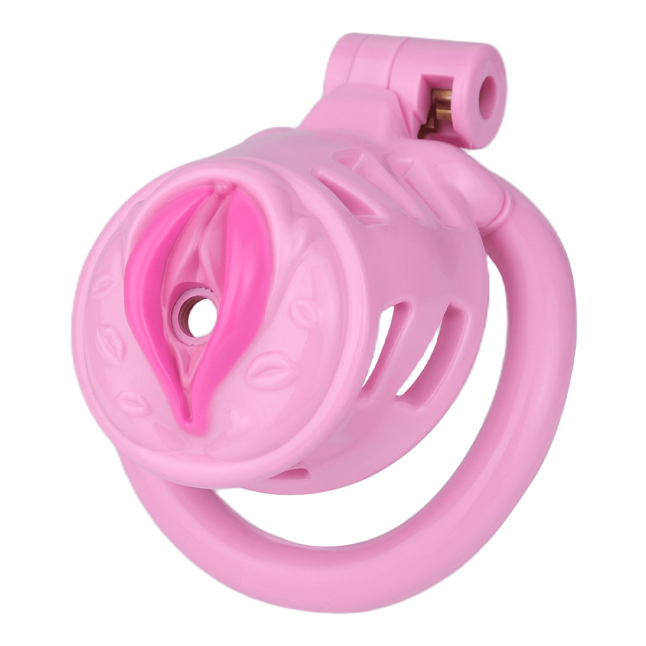 Belted Chastity Lock with Drain Tube – Adjustable Strap System, Secure & Extended Wear Design