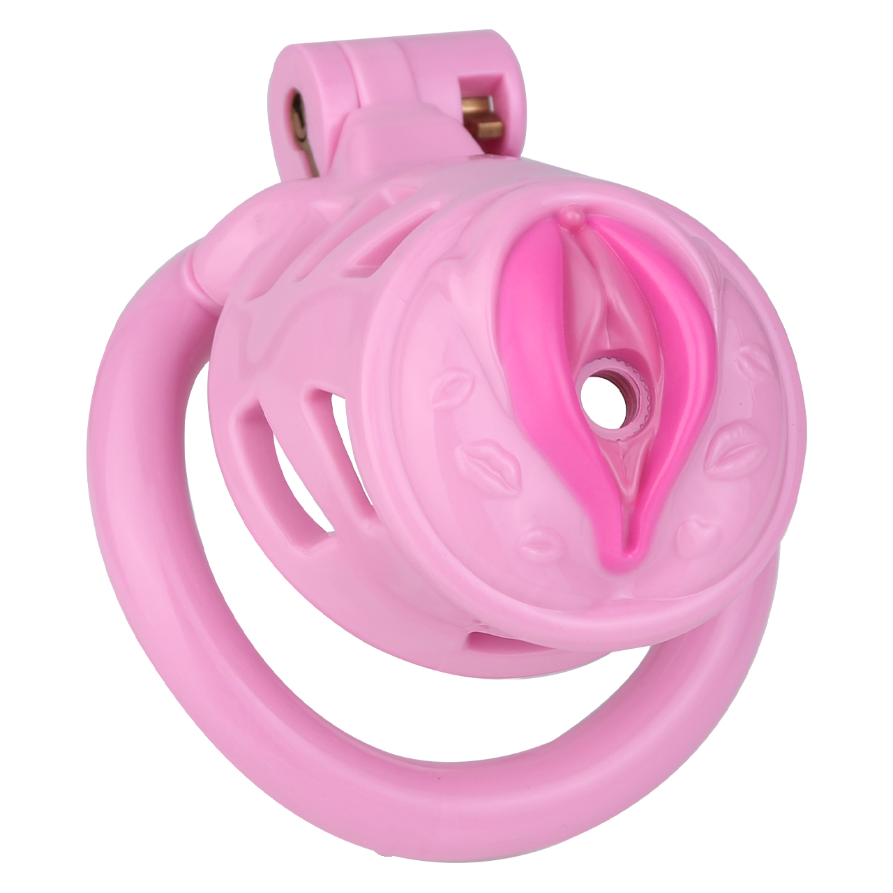 Belted Chastity Lock with Drain Tube – Adjustable Strap System, Secure & Extended Wear Design