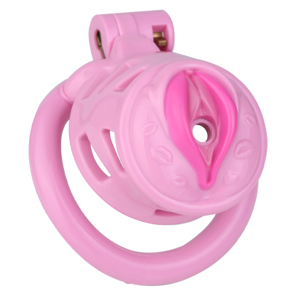 Belted Chastity Lock with Drain Tube – Adjustable Strap System, Secure & Extended Wear Design