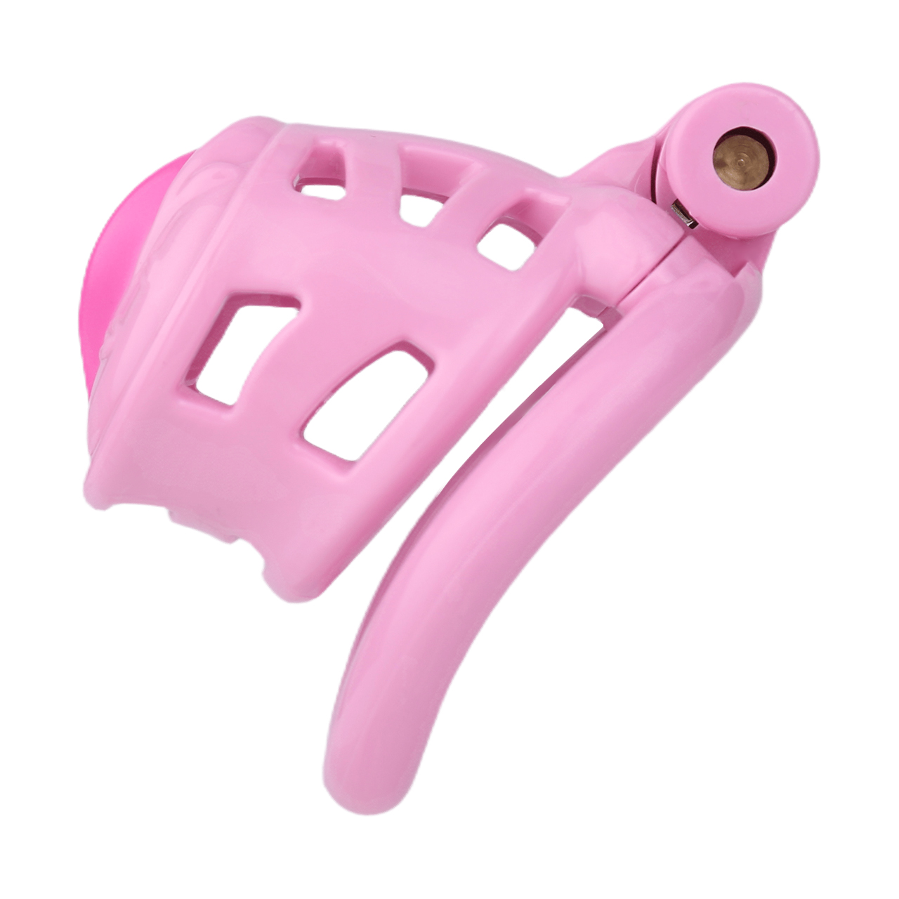 Belted Chastity Lock with Drain Tube – Adjustable Strap System, Secure & Extended Wear Design