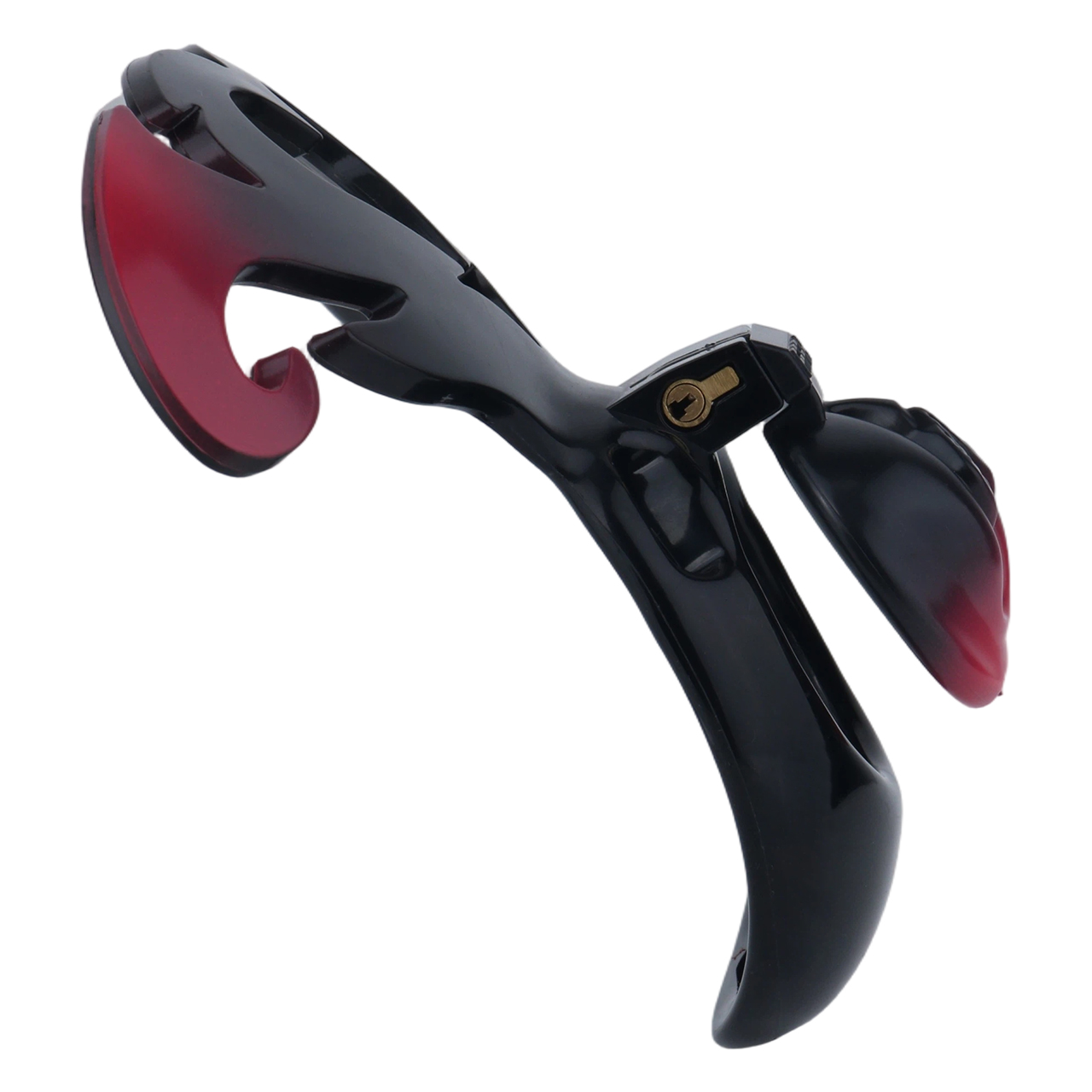 Succubus  Chastity Lock – Devil Wing Resin Cage with Strap Design