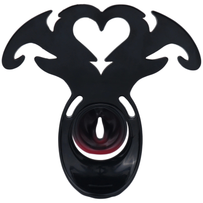 Succubus  Chastity Lock – Devil Wing Resin Cage with Strap Design