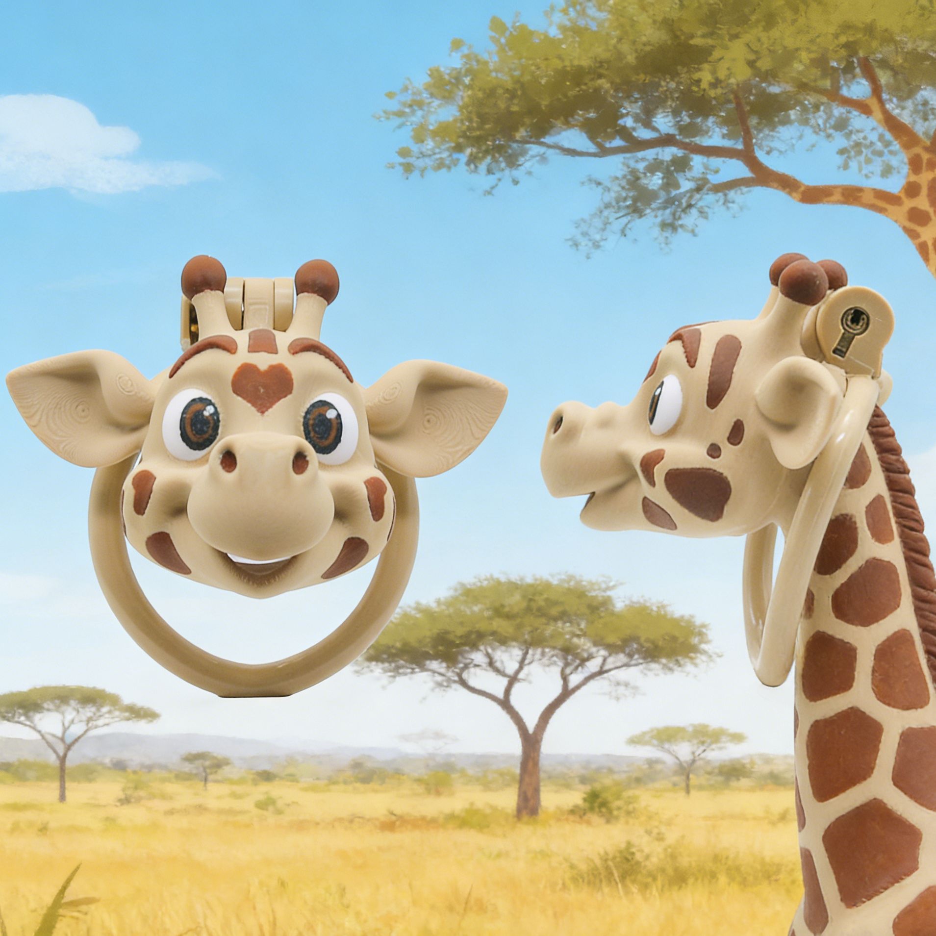 Giraffe Chastity Cage