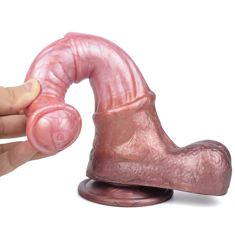Horse Fantasy Silicone Dildo – M / L Size with Suction Base