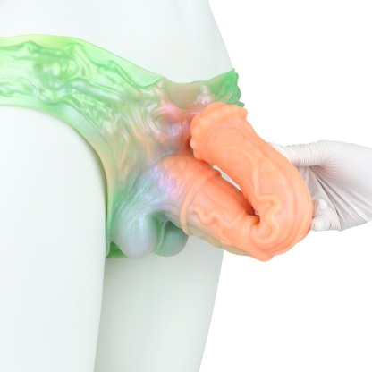 Wearable Silicone Horse Fantasy Dildo Underwear – Realistic Extender & Enhancer