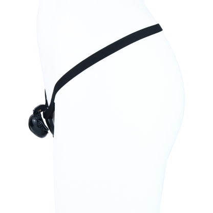 Angel Resin Chastity Lock – Black Heart Design with Wings